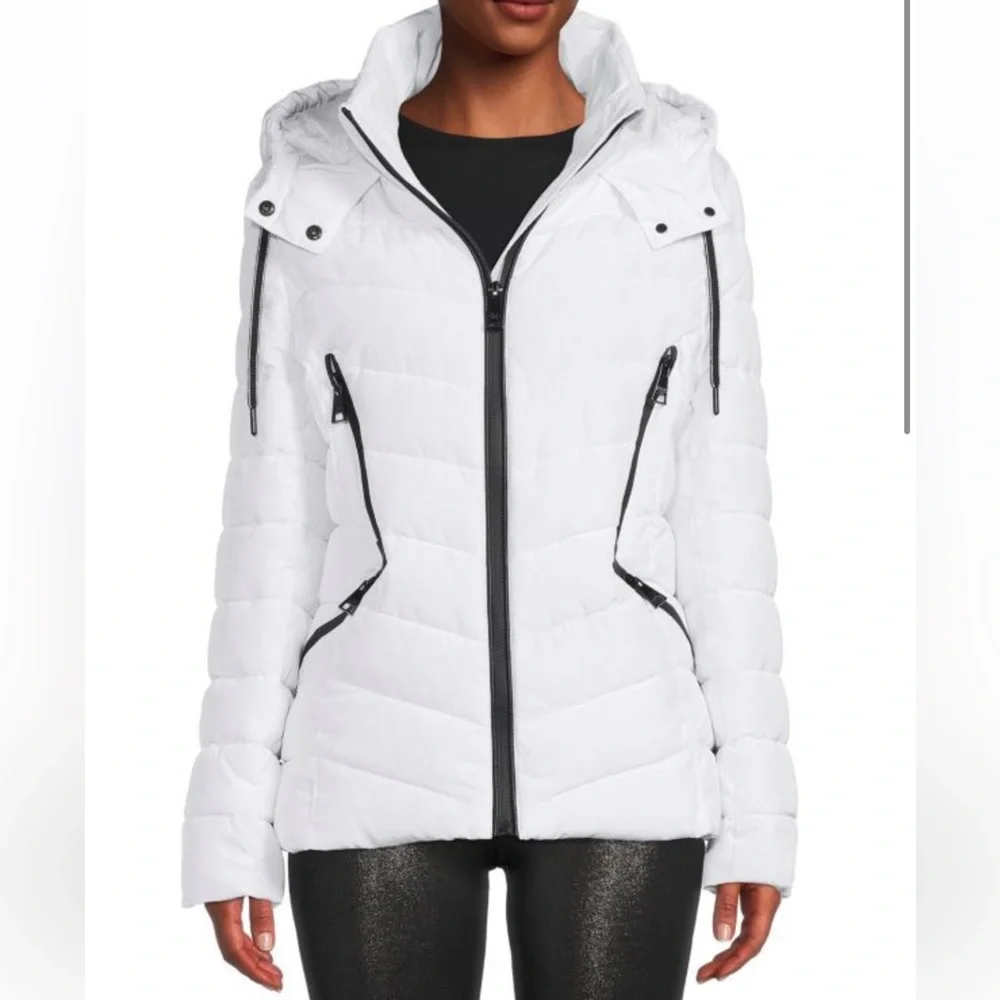 Karl Lagerfeld White Puffer Jacket - Picture 9 of 10